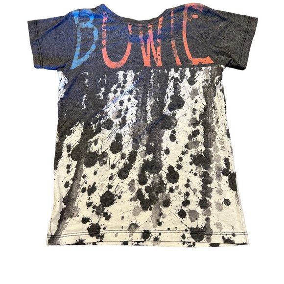 David Bowie Graphic Burnout Kids T Shirt 7/8 - Picture 4 of 4